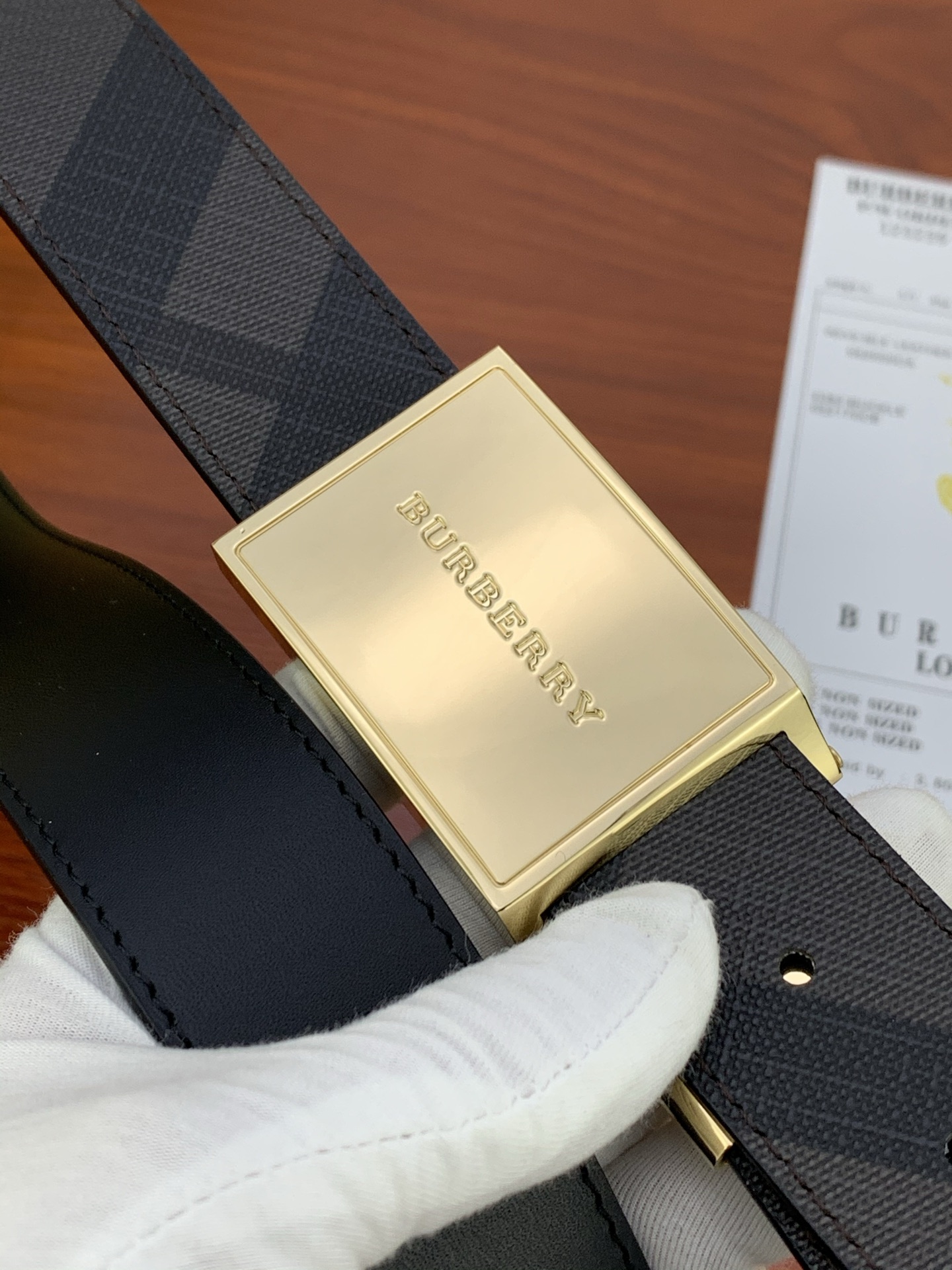 High-Quality Placards and Belts for Burberry Recreation: 3.5cm Width, Original Purchase - 图片 2