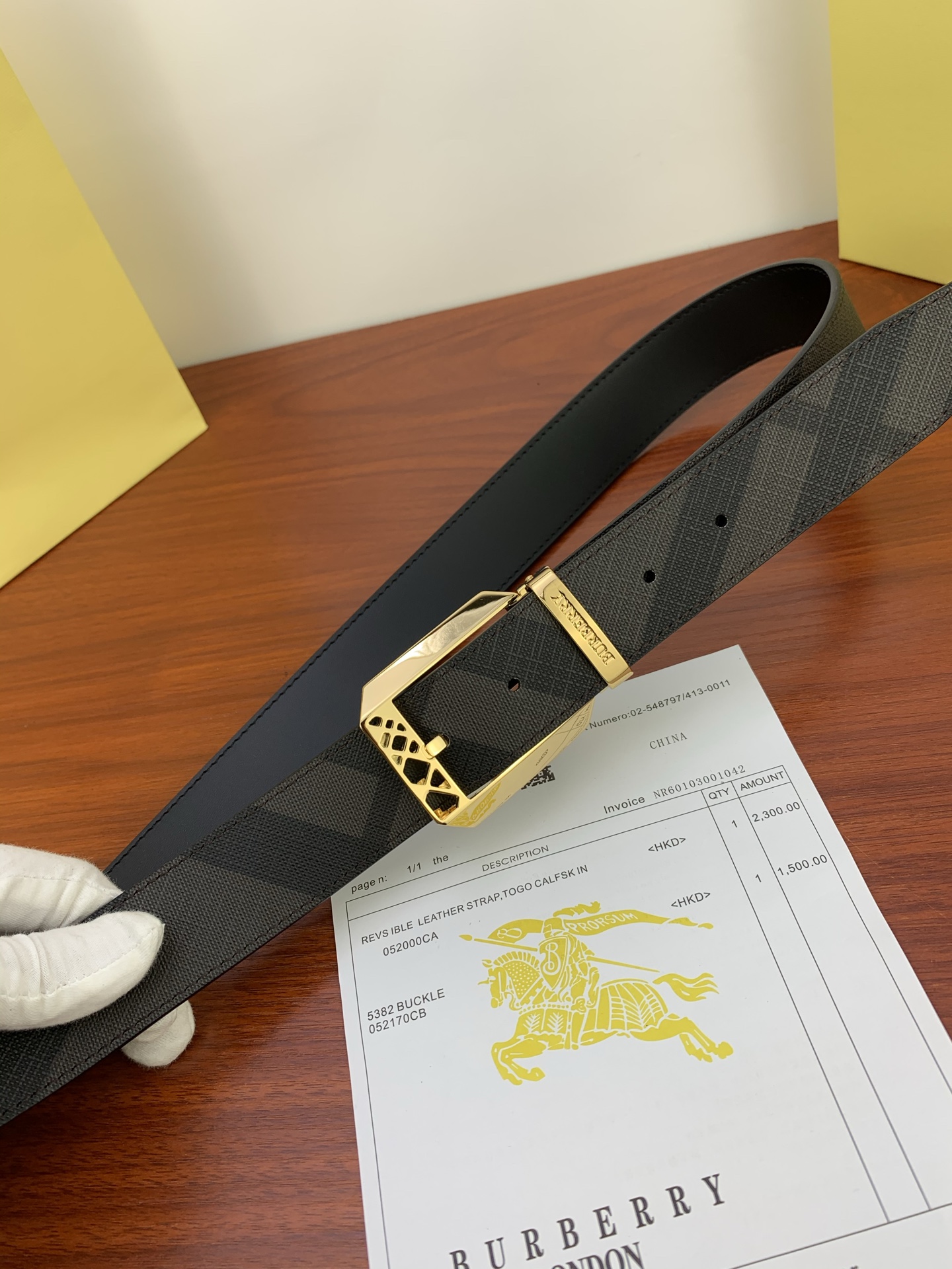 Original Quality Placards and Burberry Bobory Belts – 3.5 cm Width Purchase Opportunity - 图片 6
