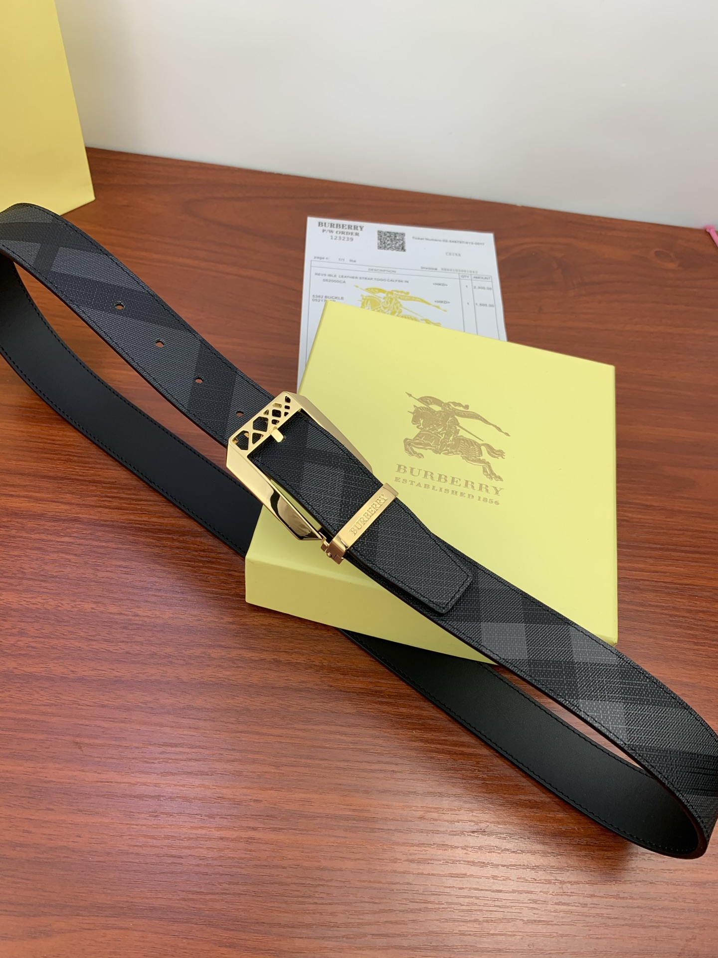 Original Quality Placards and New Graft Belts for Burberry Bobory Recreation - 图片 1
