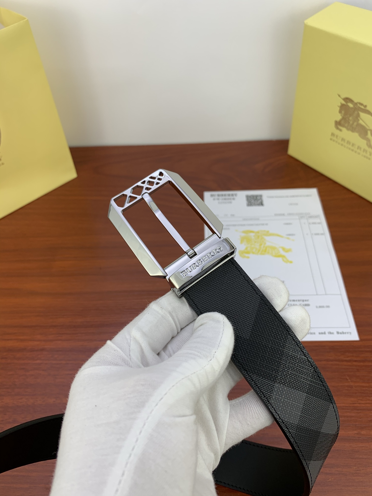 Original Quality Placards and New Graft Belts for Burberry Bobory Recreation - 图片 4