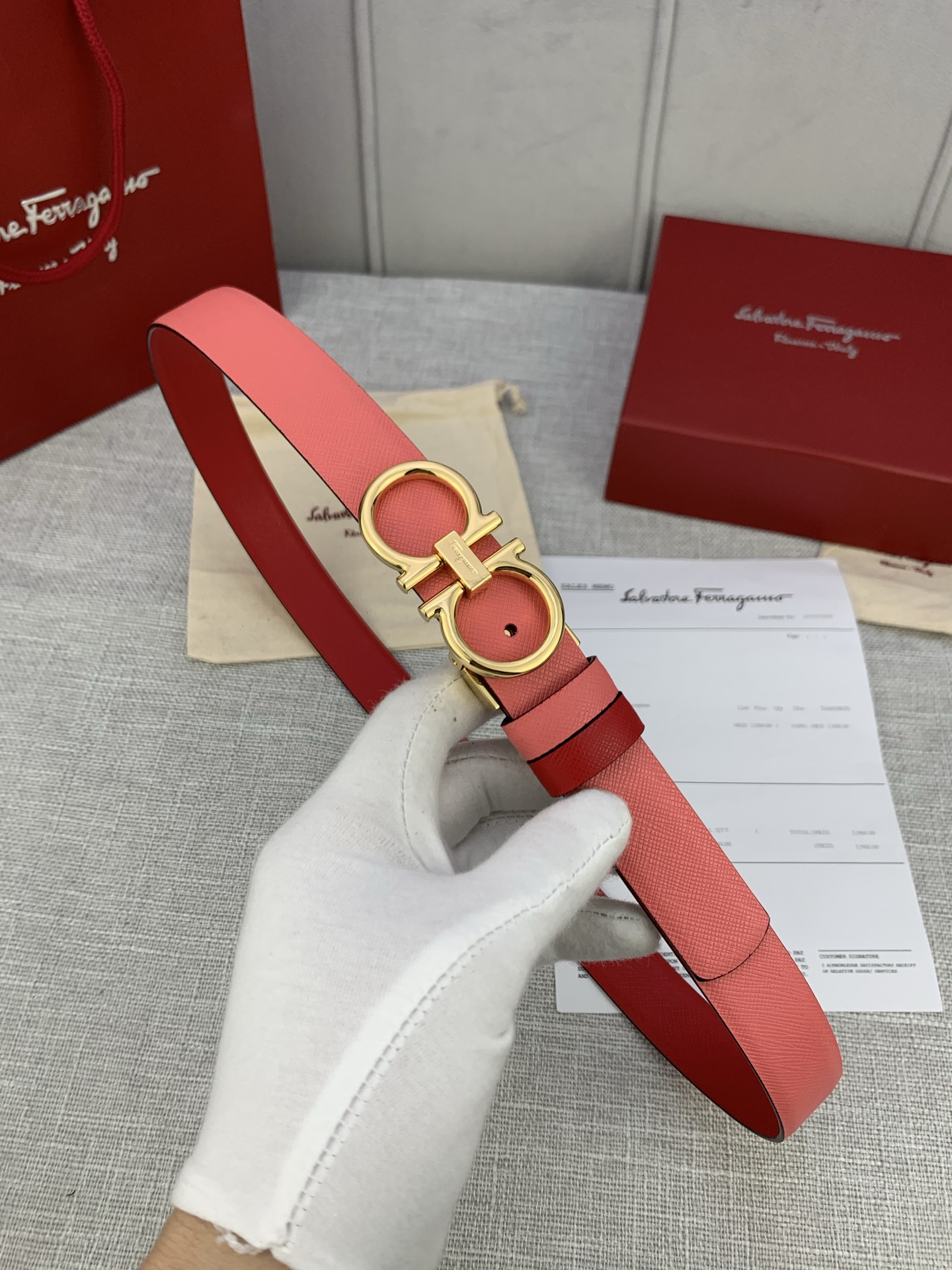 Real Grade Female Ferragamo Belt Review: Perfect Fit and Adjustable Sizing
