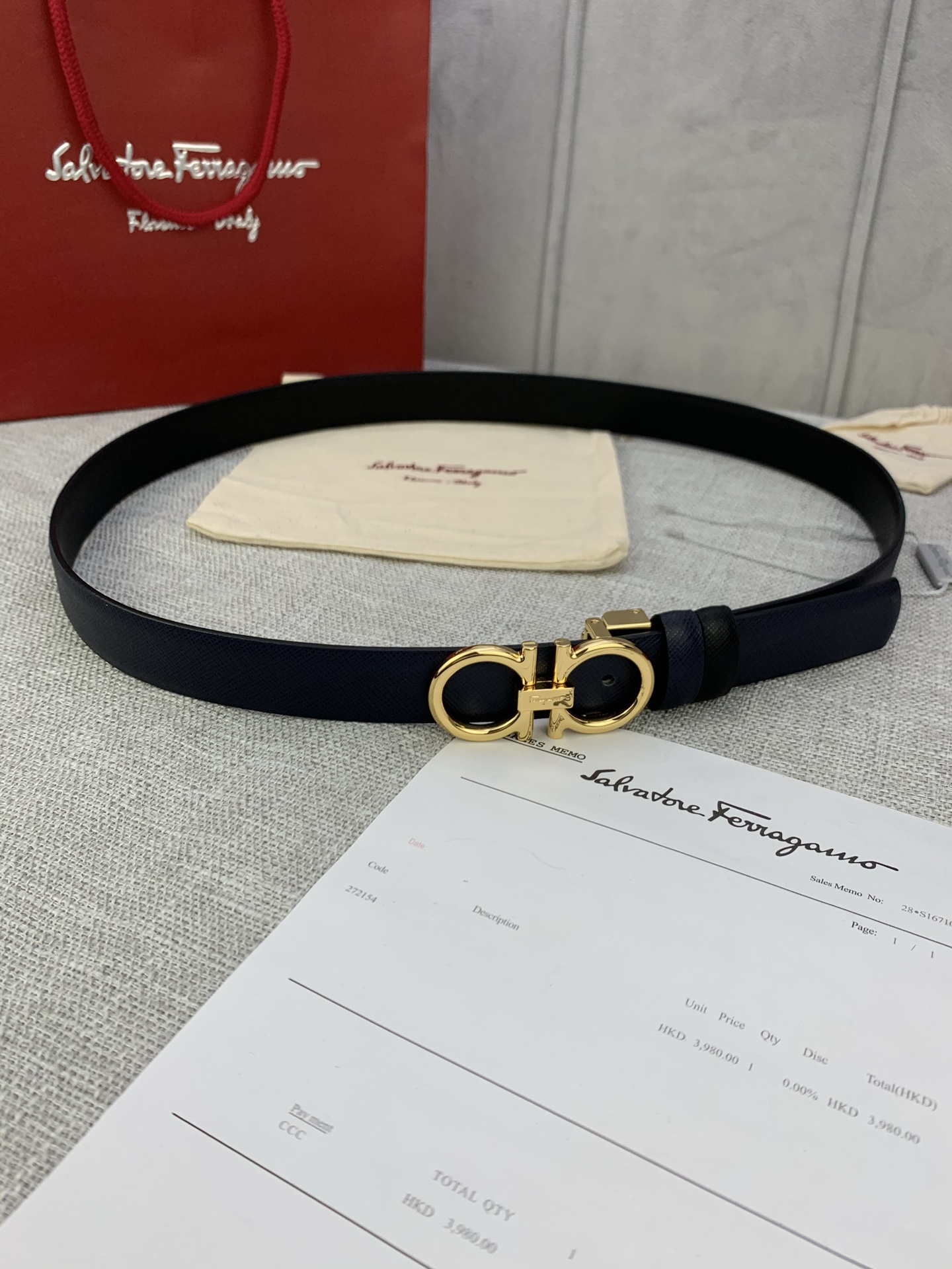 “Real Grade Female Ferragamo Belt: Perfect Modulation with Gancini Logo” - 图片 9