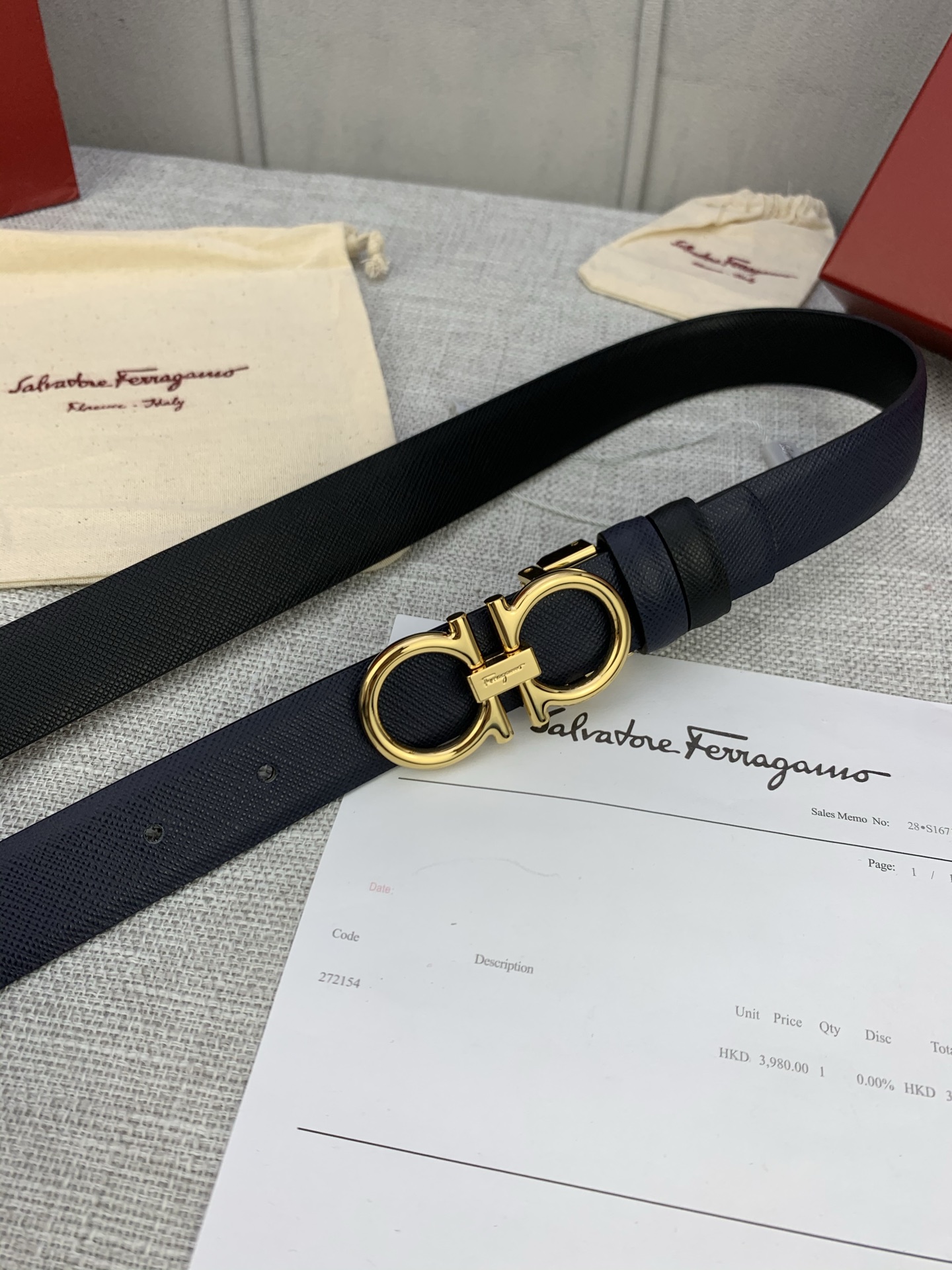 “Real Grade Female Ferragamo Belt: Perfect Modulation with Gancini Logo” - 图片 7