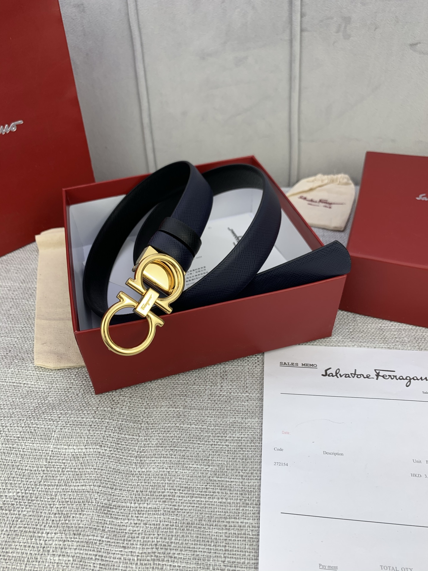 “Real Grade Female Ferragamo Belt: Perfect Modulation with Gancini Logo” - 图片 6