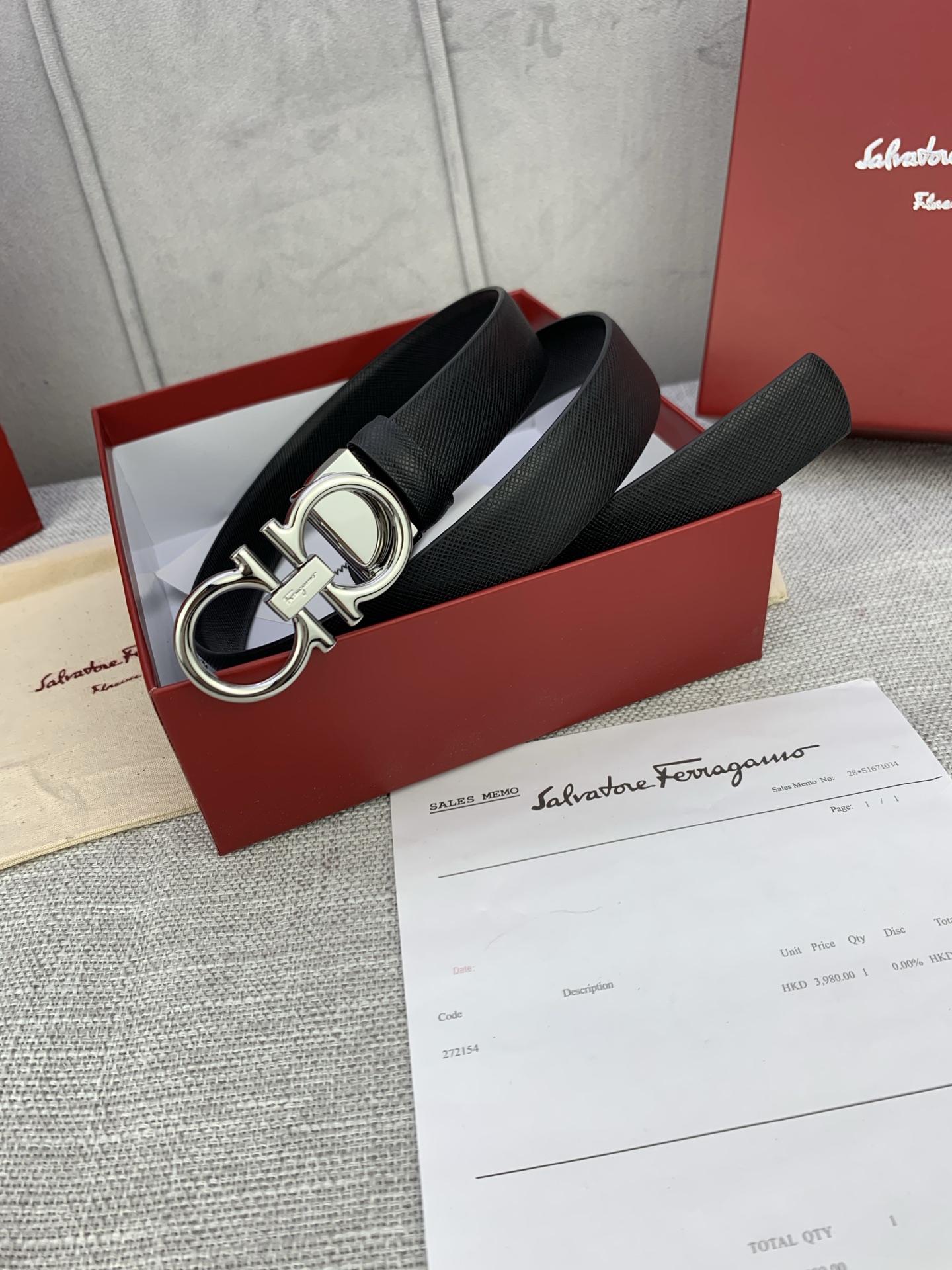 “Salvatore Ferragamo Real Grade Female Leather Belt Purchase Review” - 图片 3