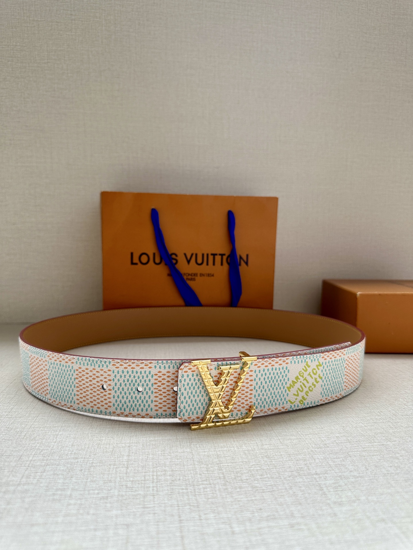 Louis Vuitton Initials Reversible Belt 4.0 cm - Damier Canvas & Leather