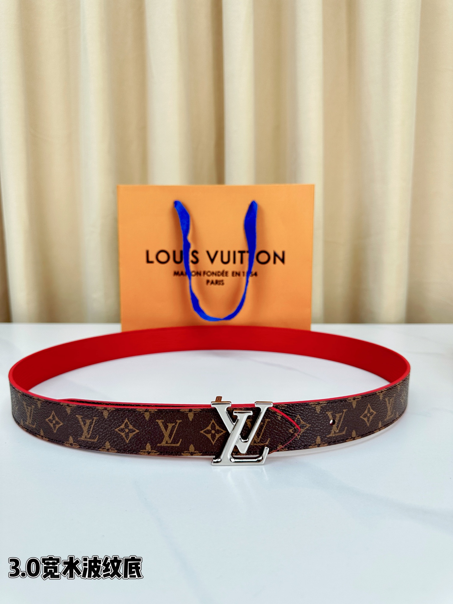LV Style Pink Leather Women's Belts Lookbook Reference image 1
