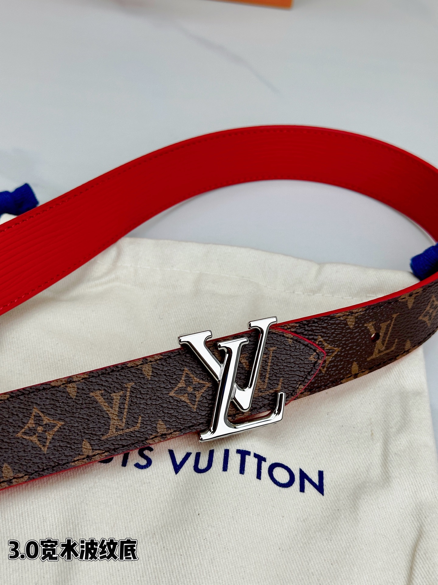 LV Style Pink Leather Women's Belts Lookbook Reference image 2