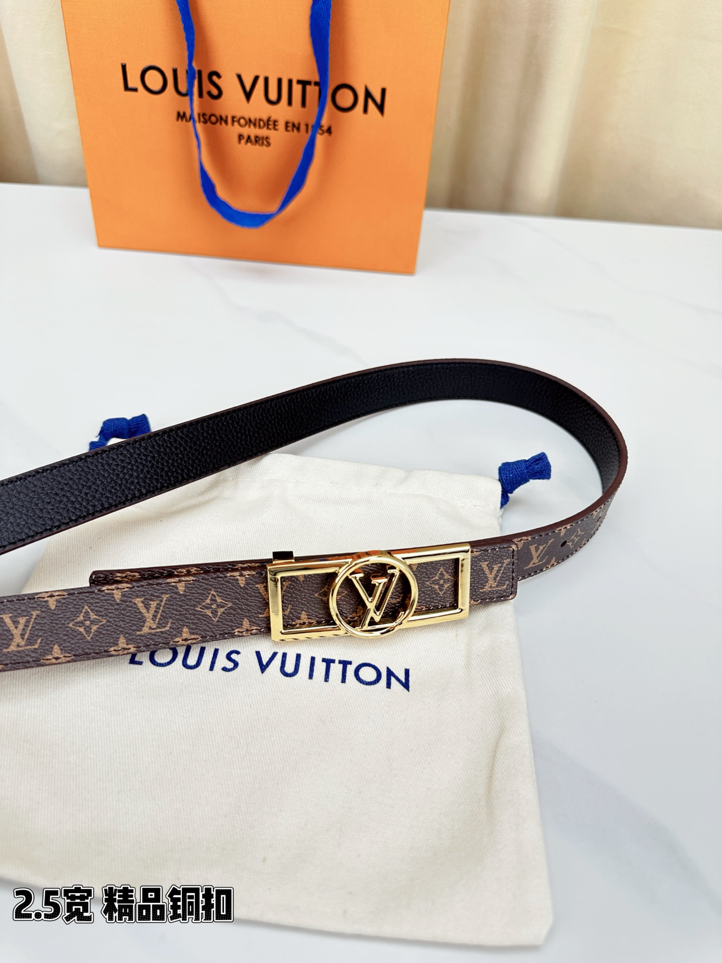 LV Style Leather Women's Belts Lookbook Reference image 2