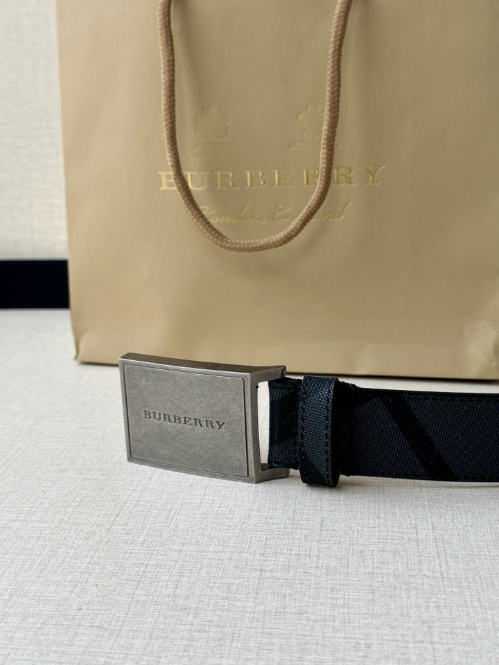 巴宝莉：原单质量，新款男士腰带 小牛皮皮带 专柜同步新款Burberry博柏利休闲款，宽度3.5cm
