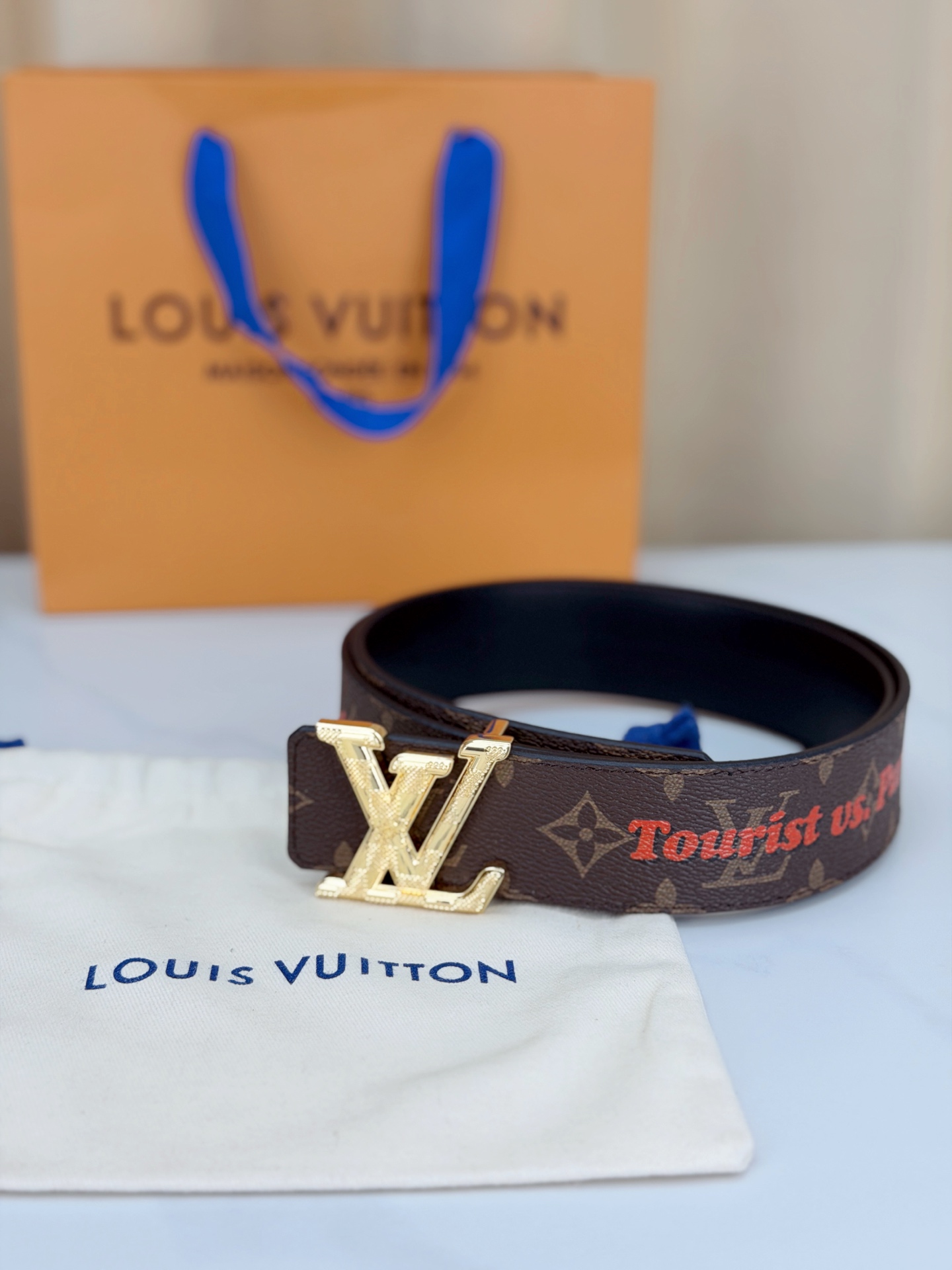 LV 4.0cm经典老花宽版腰带，深棕Monogram复古耐看，Tourist vs Purist特别款