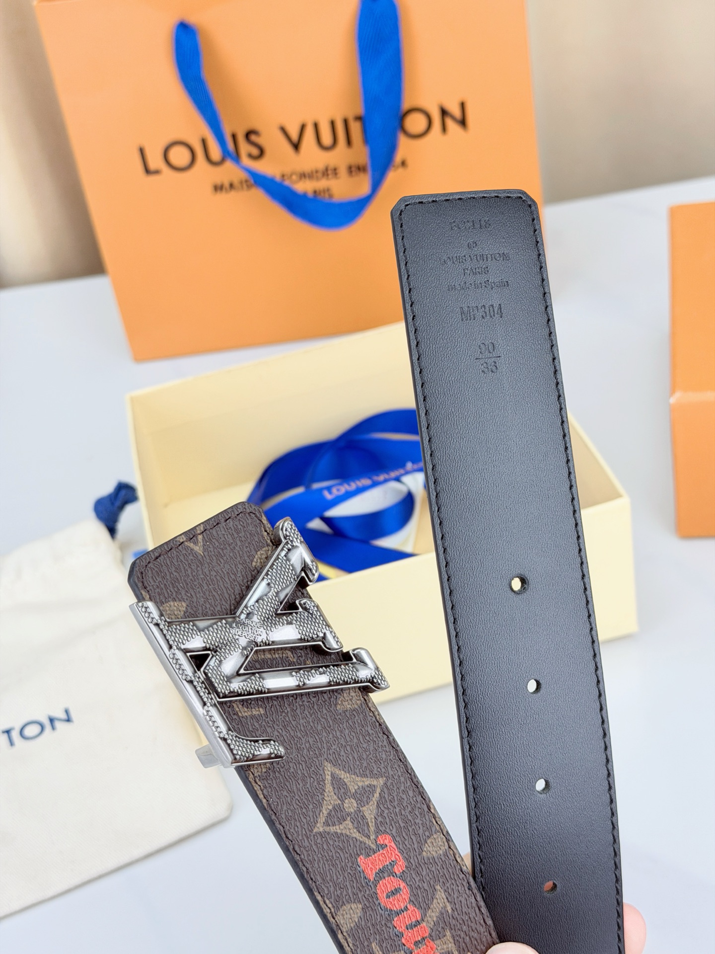 LV 4.0cm经典老花宽版腰带，深棕Monogram复古耐看，Tourist vs Purist特别款