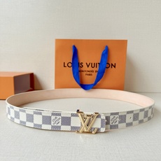 LV 3.0宽精品铜扣 经典老花/白棋盘格/黑花腰带,Monogram涂层帆布与Damier格纹三款可选,立体LV字母扣 LV 3.0宽精品铜扣 经典老花/白棋盘格/黑花腰带,Monogram涂层帆布与Damier格纹三款可选,立体LV字母扣