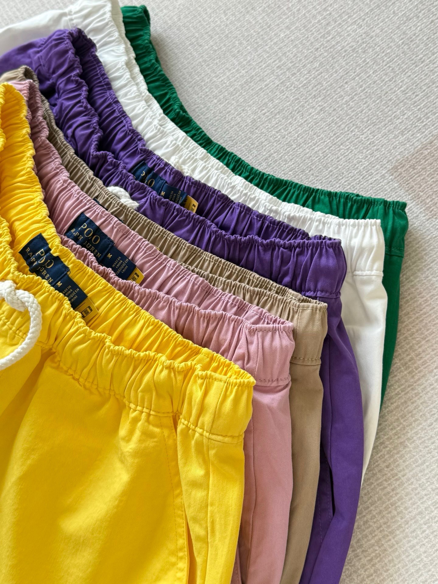 Classic Logo Embroidered Drawstring Shorts, Retro Style, Cotton Twill Fabric 7 i1749873074281 873 0 5