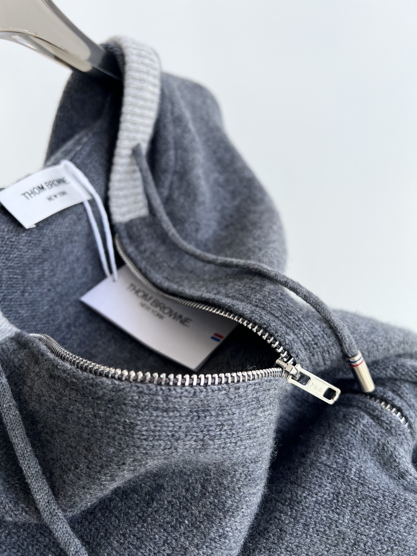 Striped Trim Zip-Up Wool-Cashmere Blend Knit Hoodie 7 i1757573972081 5392 0 5