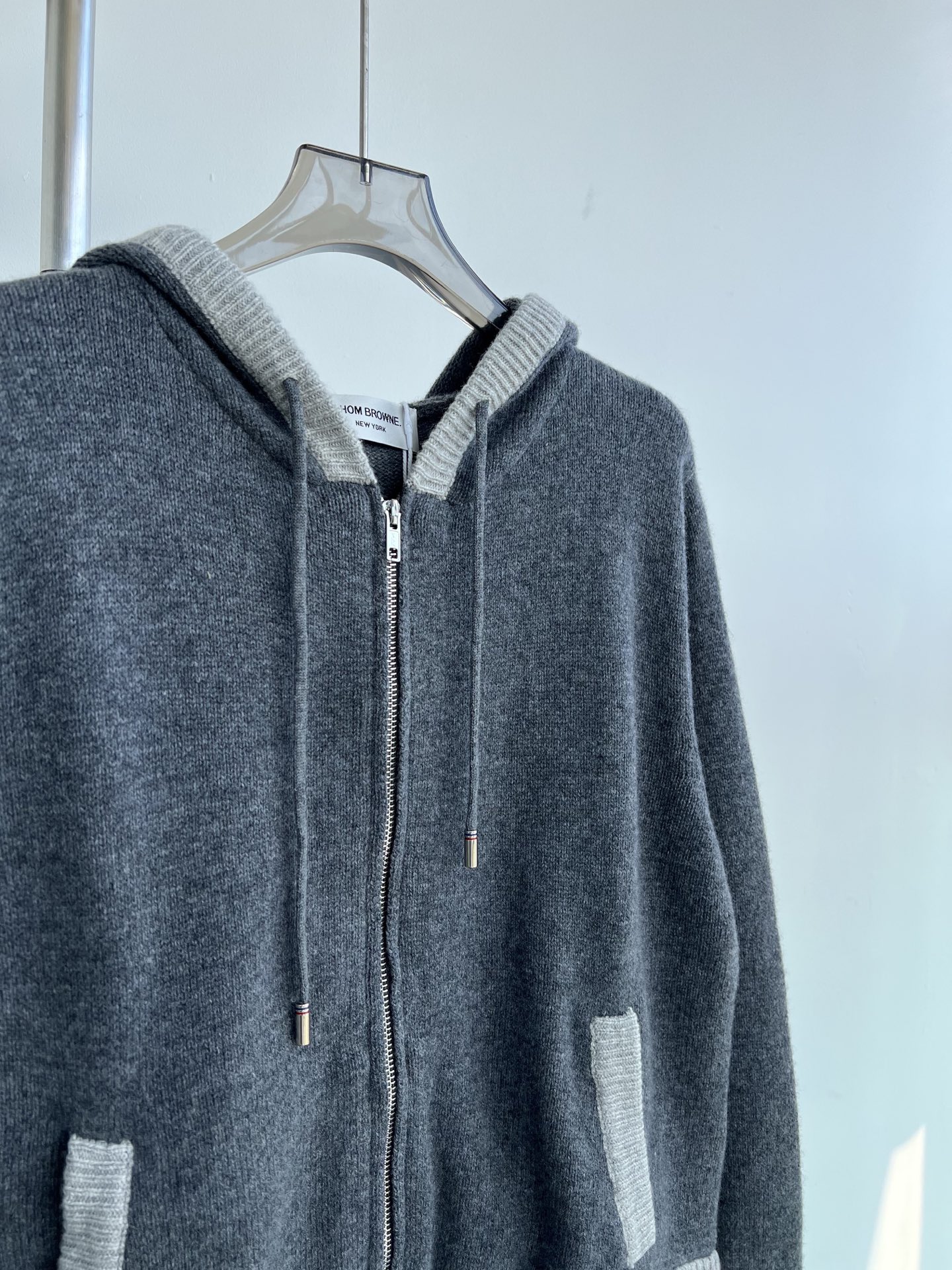 Striped Trim Zip-Up Wool-Cashmere Blend Knit Hoodie 3 i1757573972377 9849 0 1