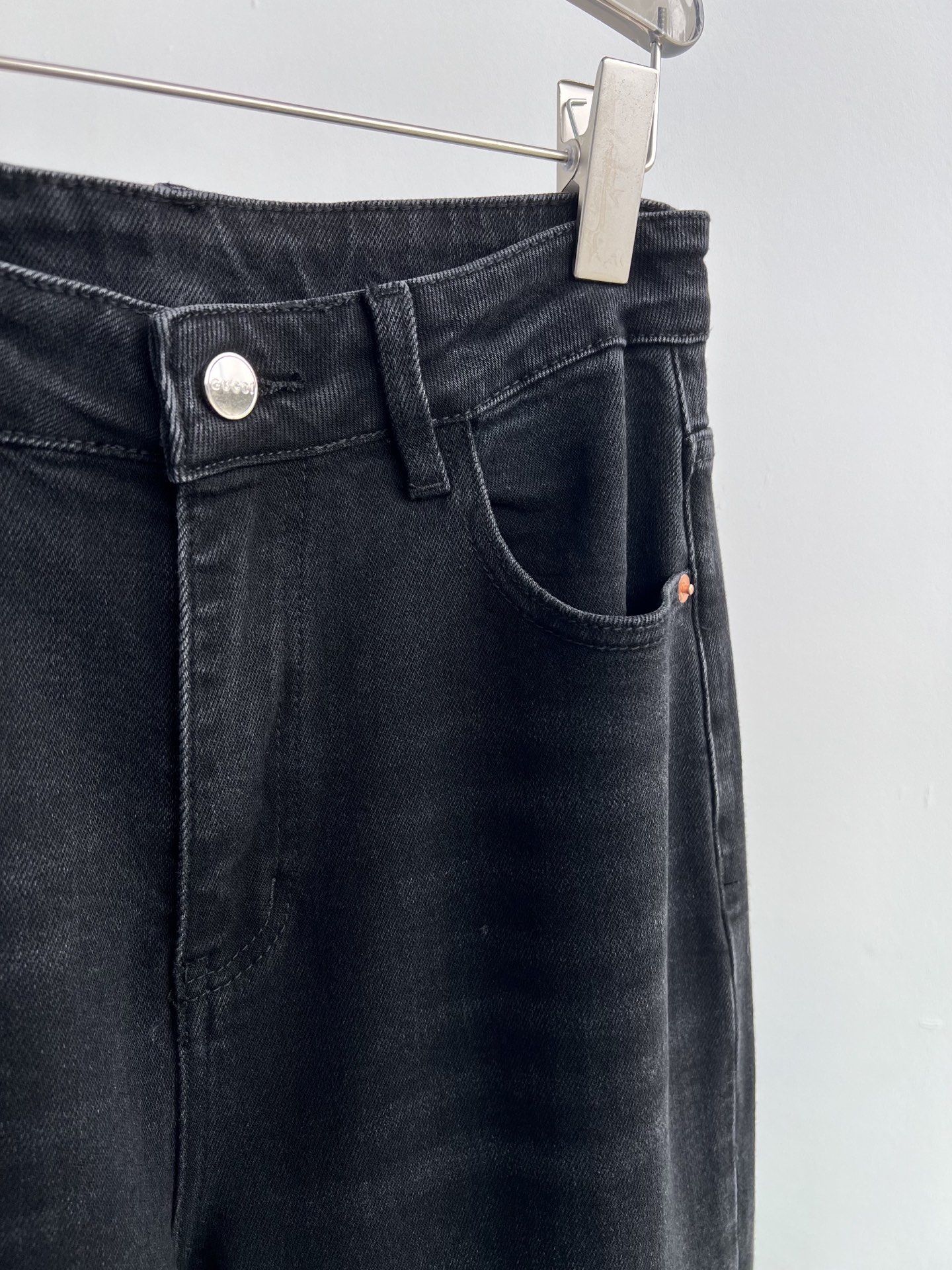 Logo Embroidered Straight Leg Jeans in Black Grey/Blue 5 i1759658916543 2601 0 3