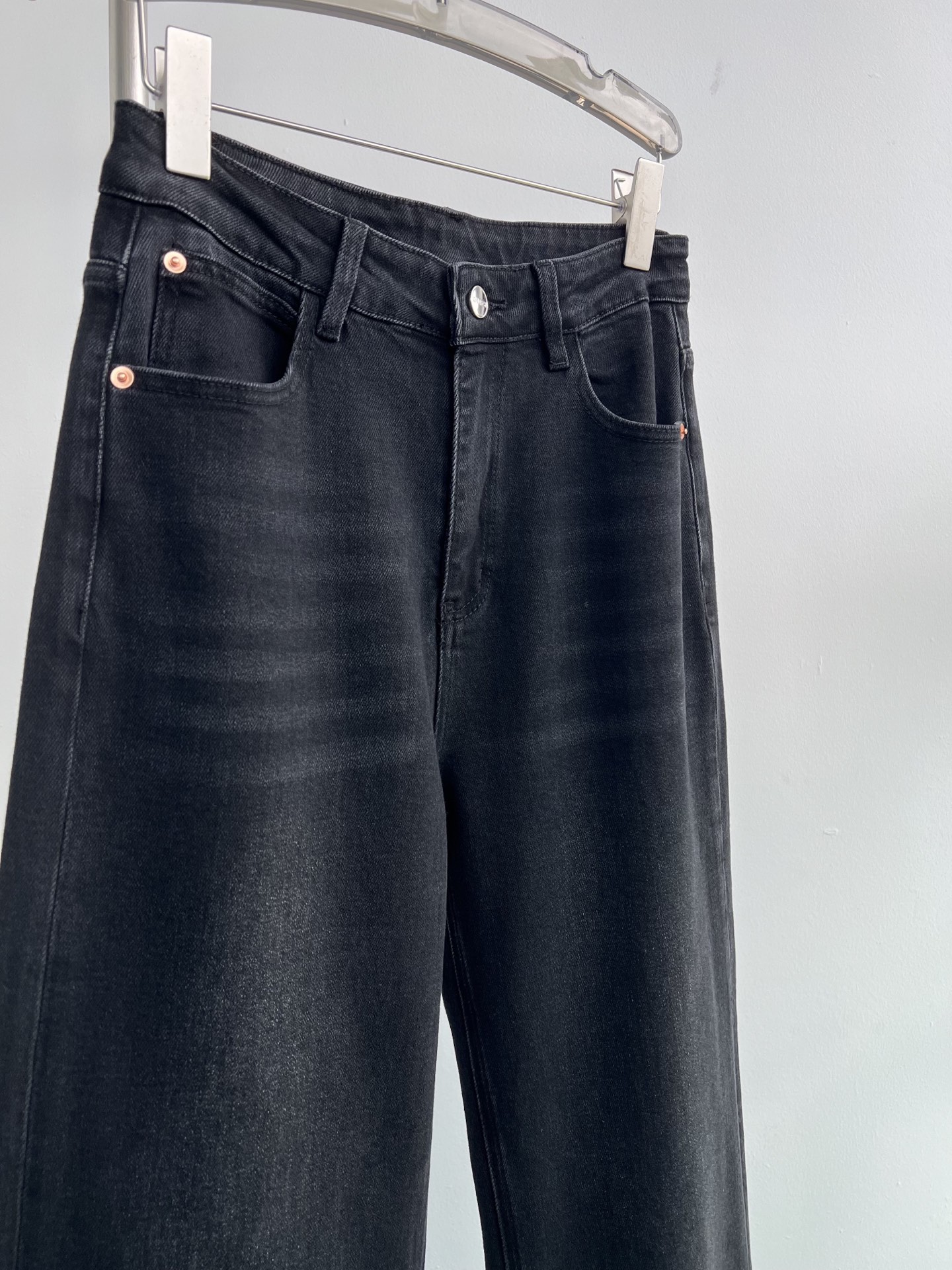 Logo Embroidered Straight Leg Jeans in Black Grey/Blue 4 i1759658918227 9364 0 2