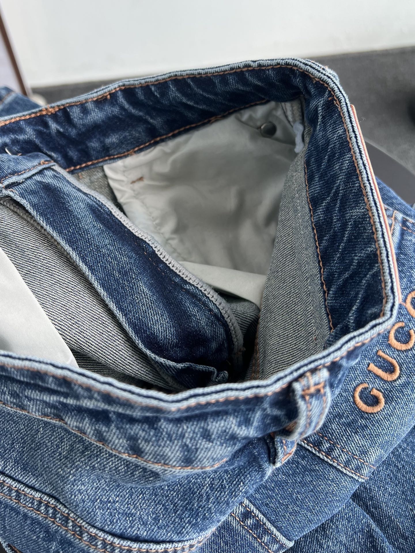 Gucci Embroidered Logo Straight Leg Jeans - Comfort & Style, Black Gray/Blue 7 i1759658947992 1642 0 5