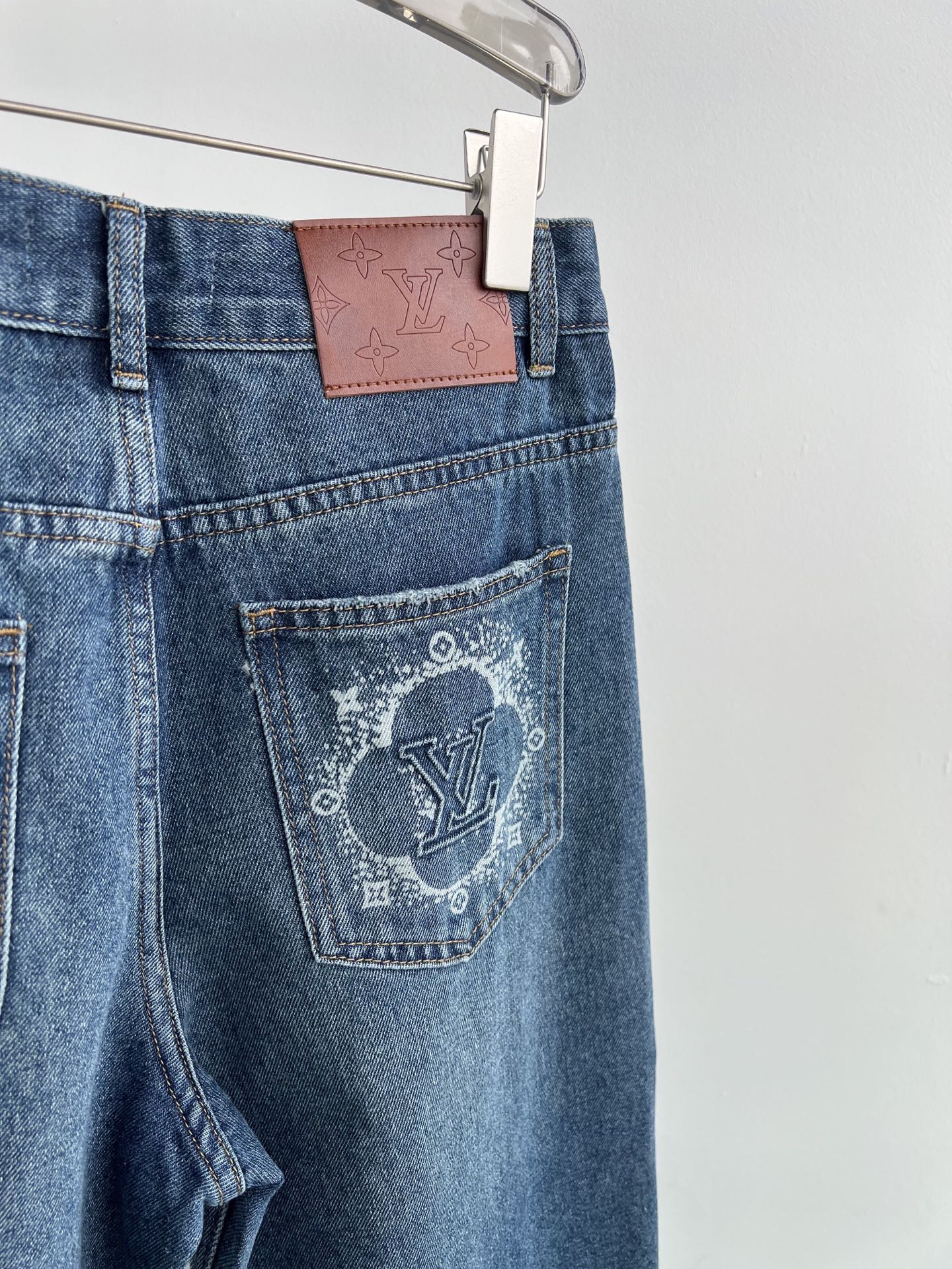 Logo Print Wide Leg Jeans High Waist Denim Pants 6 i1759659183322 2202 0 4