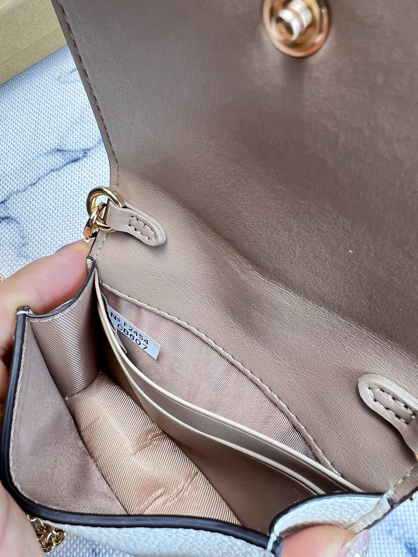 Coach COACH蔻驰 CB607草莓 按扣开合折叠每一款都正中老阿姨的少女心 不会夸张的包包