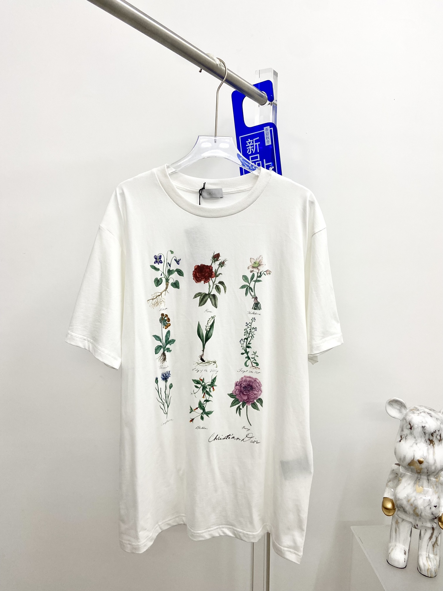 Dior Kleding T-Shirt Afdrukken Unisex Zomercollectie