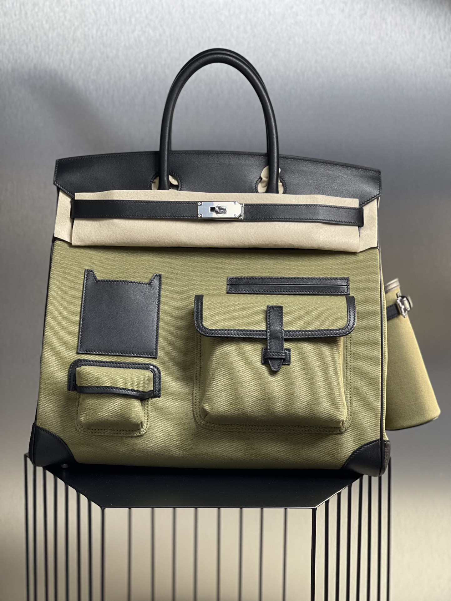 Hac 40 cargo bolso de lona verde militar
