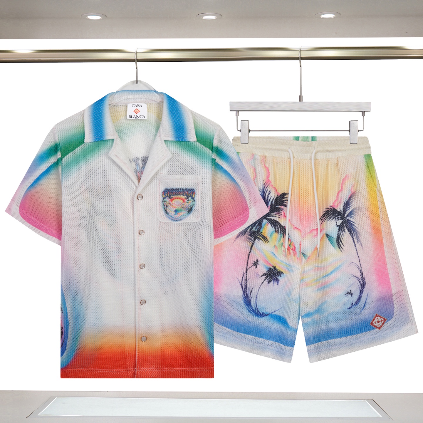 P70 311# C11# Casablanca Casablanca Nuevo modelo 2026, camiseta de punto de manga corta (conjunto) Tallas: M …