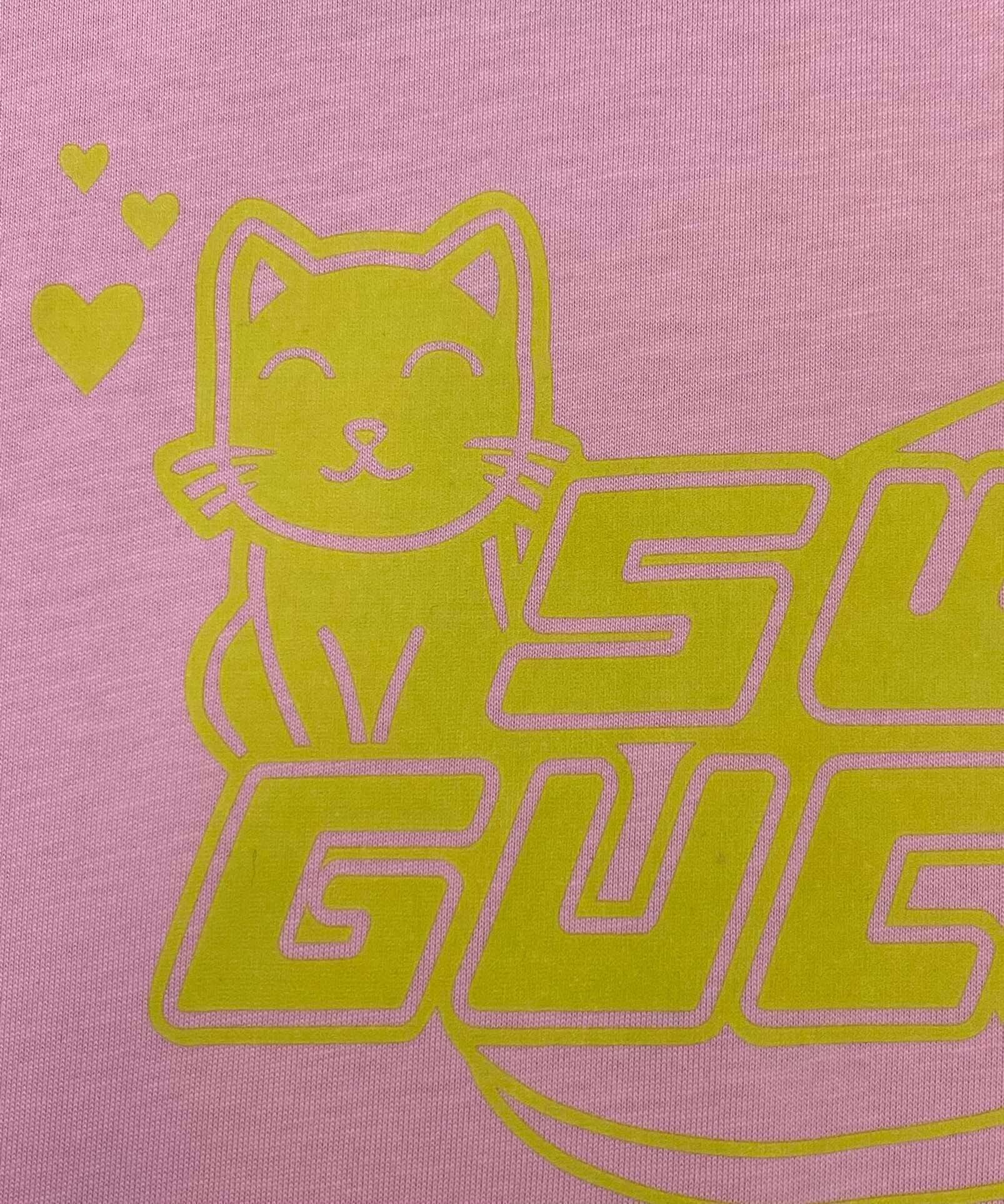 独家首发高端原单品质GU*CI24新款印花猫logoT恤印花可爱帅气又时髦的调调！进口纯棉质感舒适！版型