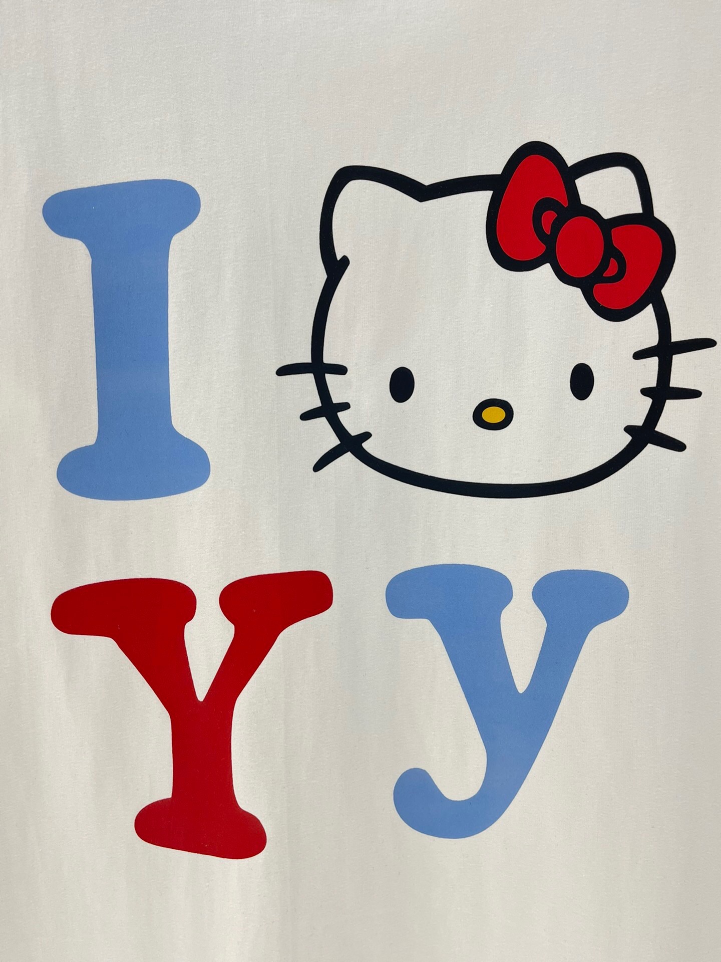 独家首发高端原单品质原创设计师潮牌款24/新款印花胸前Kellokitty猫咪字母短袖T恤趣味减龄宽松版