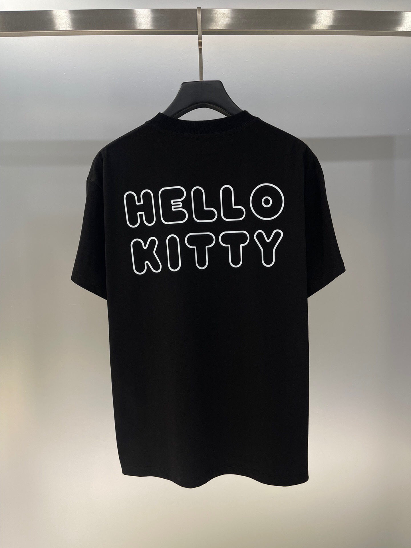 独家首发高端原单品质原创设计师潮牌款24/新款印花胸前Kellokitty猫咪字母短袖T恤趣味减龄宽松版