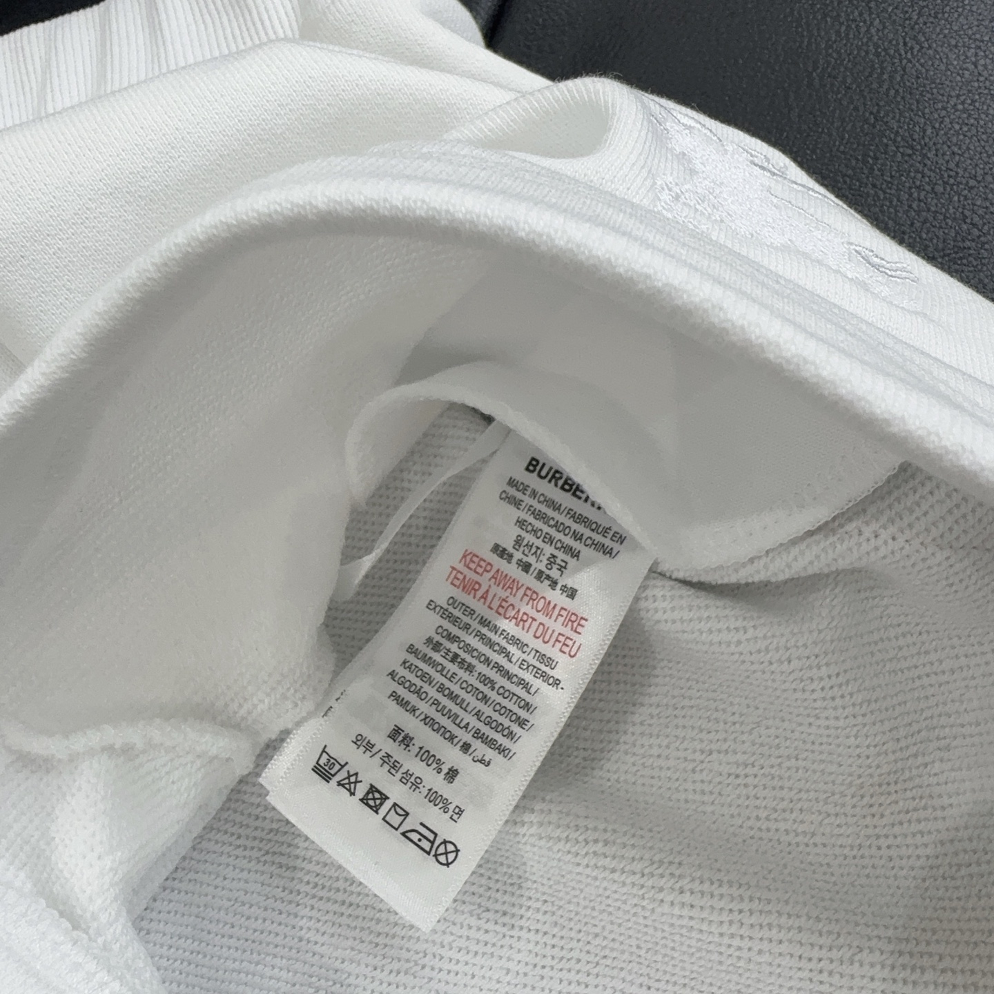 High-End Child Suit: Original Female Suit with Classic Knitting Shorts by Burber*y - 图片 7