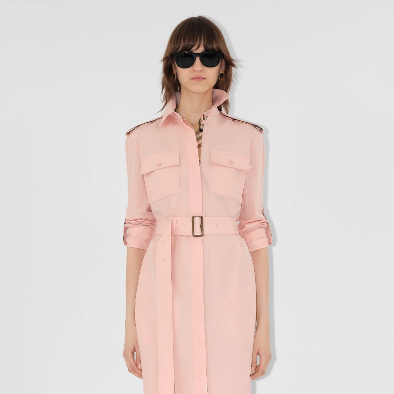 Stylish Burb*r/25 Long-Sleeved Shirt Dress for Flattering Fit and Quality Packaging - 图片 2