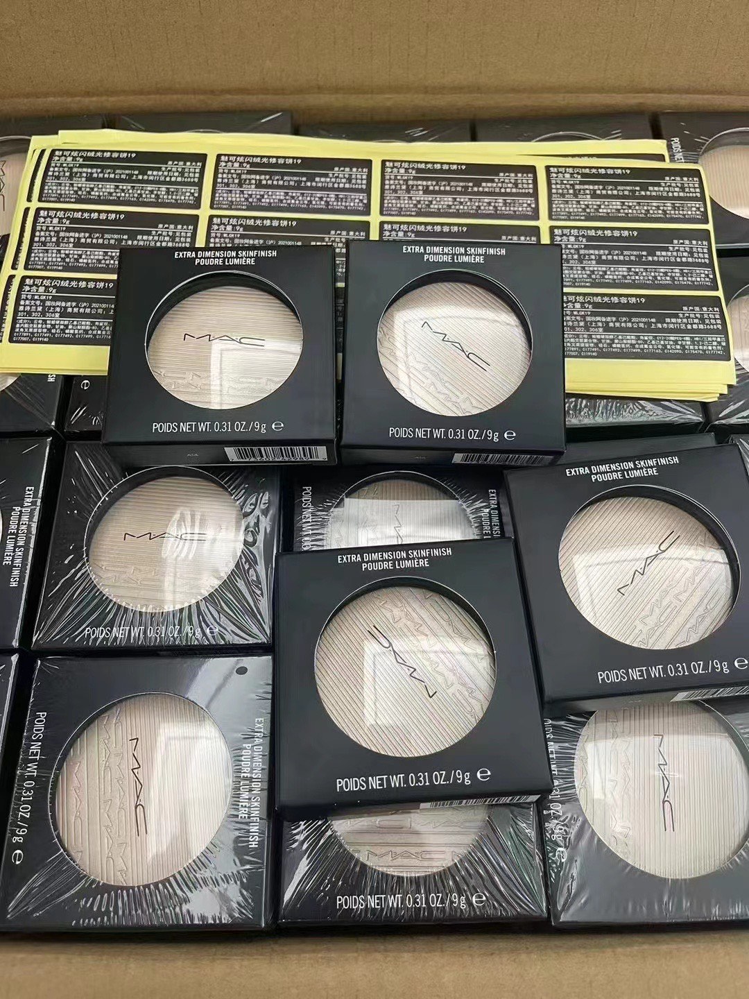 38 Reabastecido! (Nota del pedido: MAC Ginger Highlighter) Nuevo MAC Ginger Highlighter 9g calidad de réplica, con etiq…