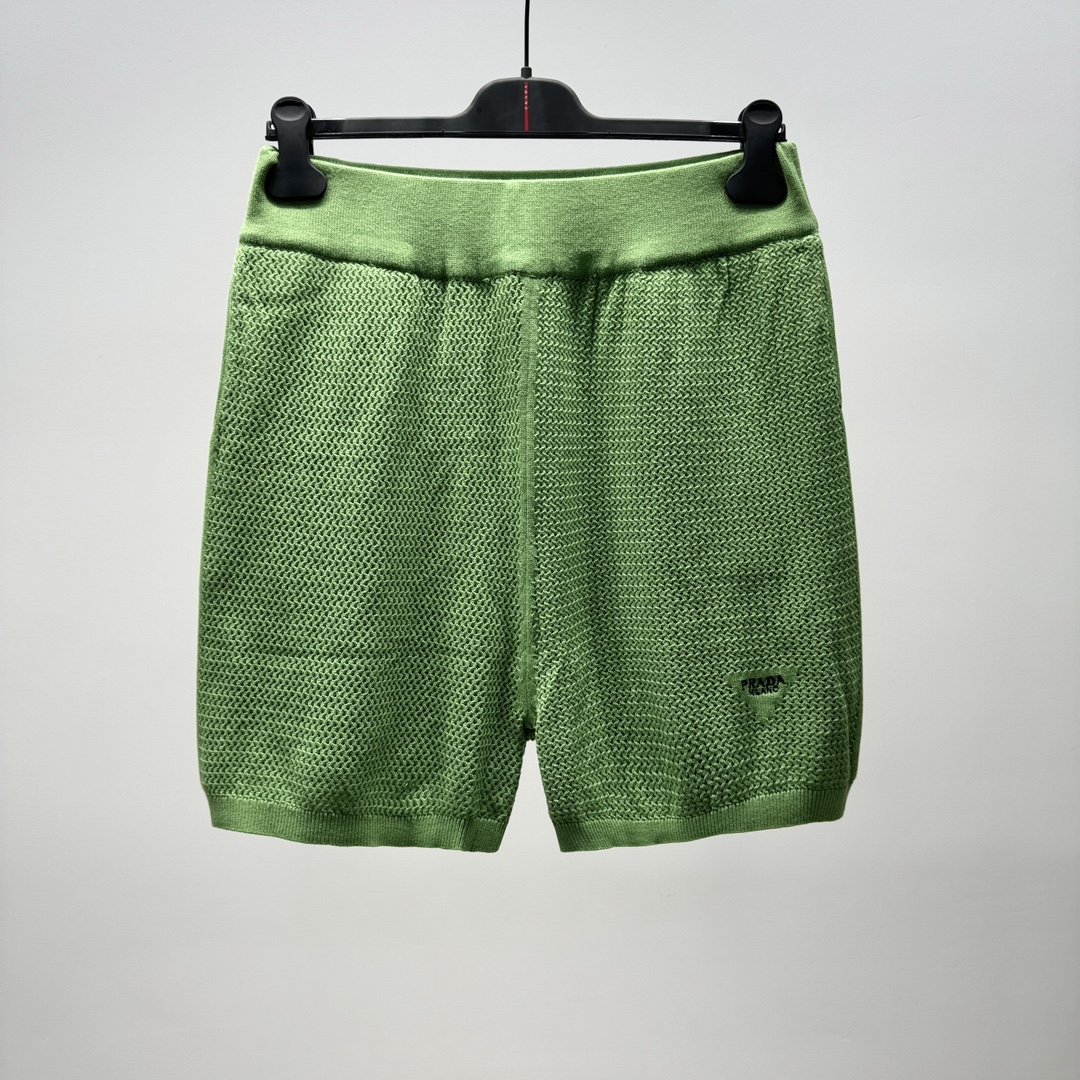 העתק אופנה
 פראדה בגדים מכנסיים קצרים גברים קוטן צמצם אוסף קיץ