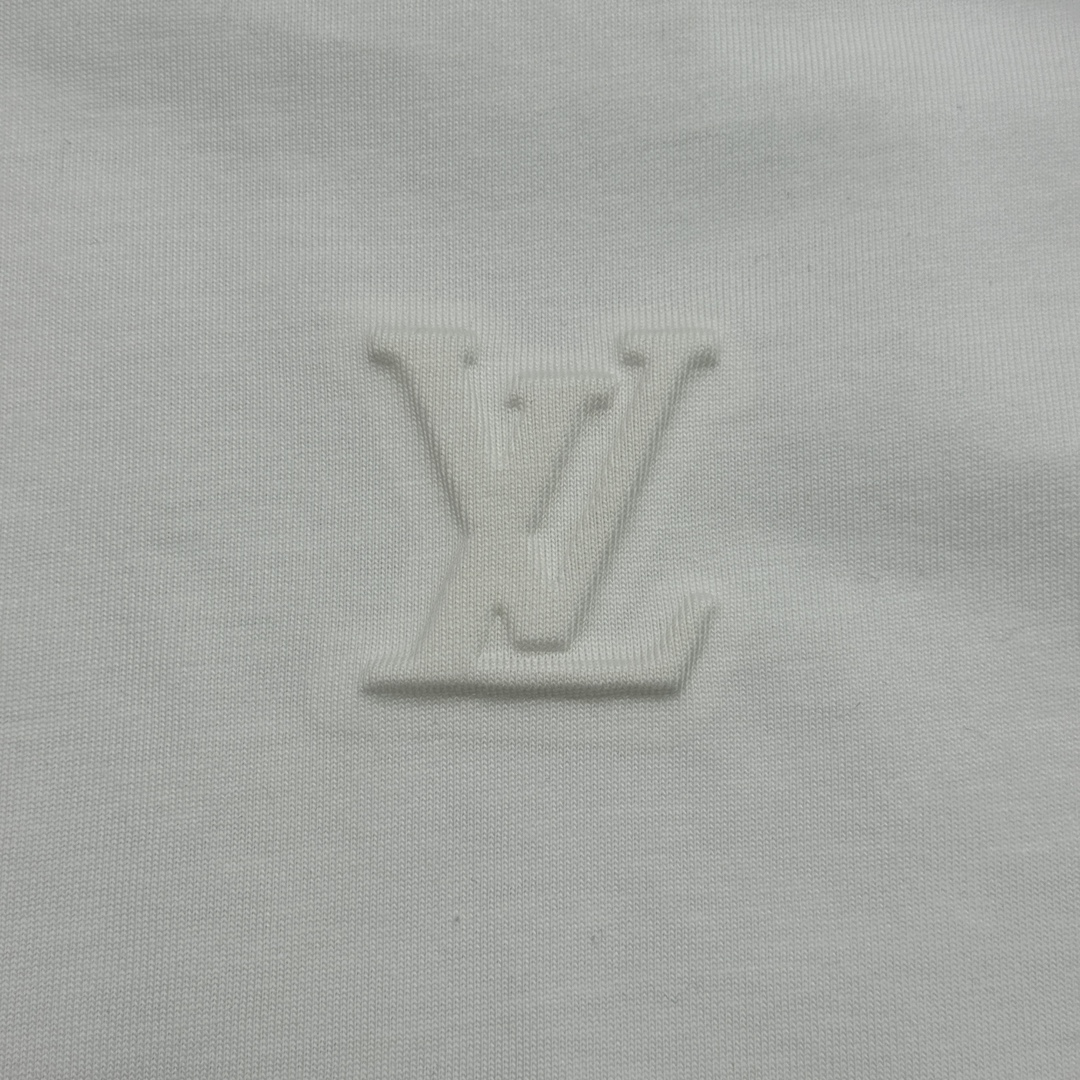 루이비통 LV 엠보스 면 긴팔 티셔츠 상세 이미지 7