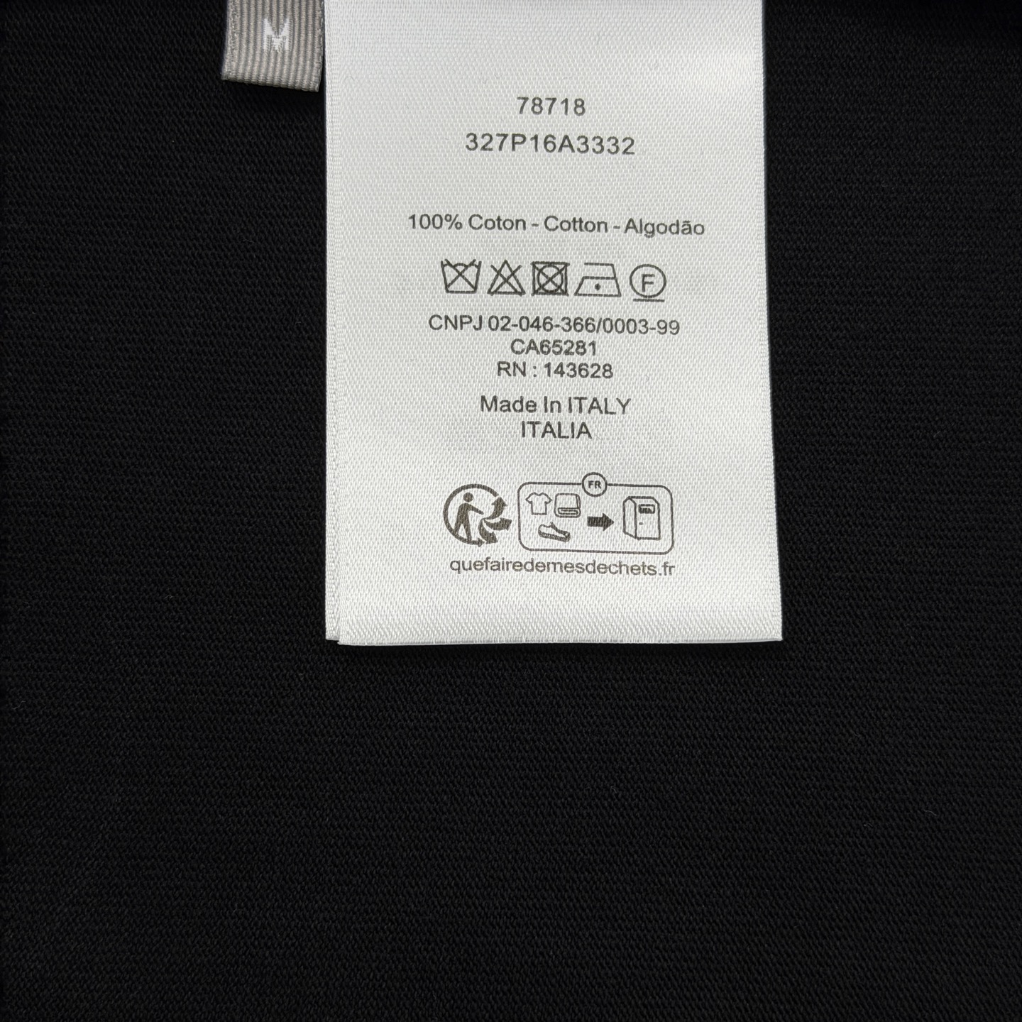 디올 로고 자수 남성 반팔 티셔츠 상세 이미지 9