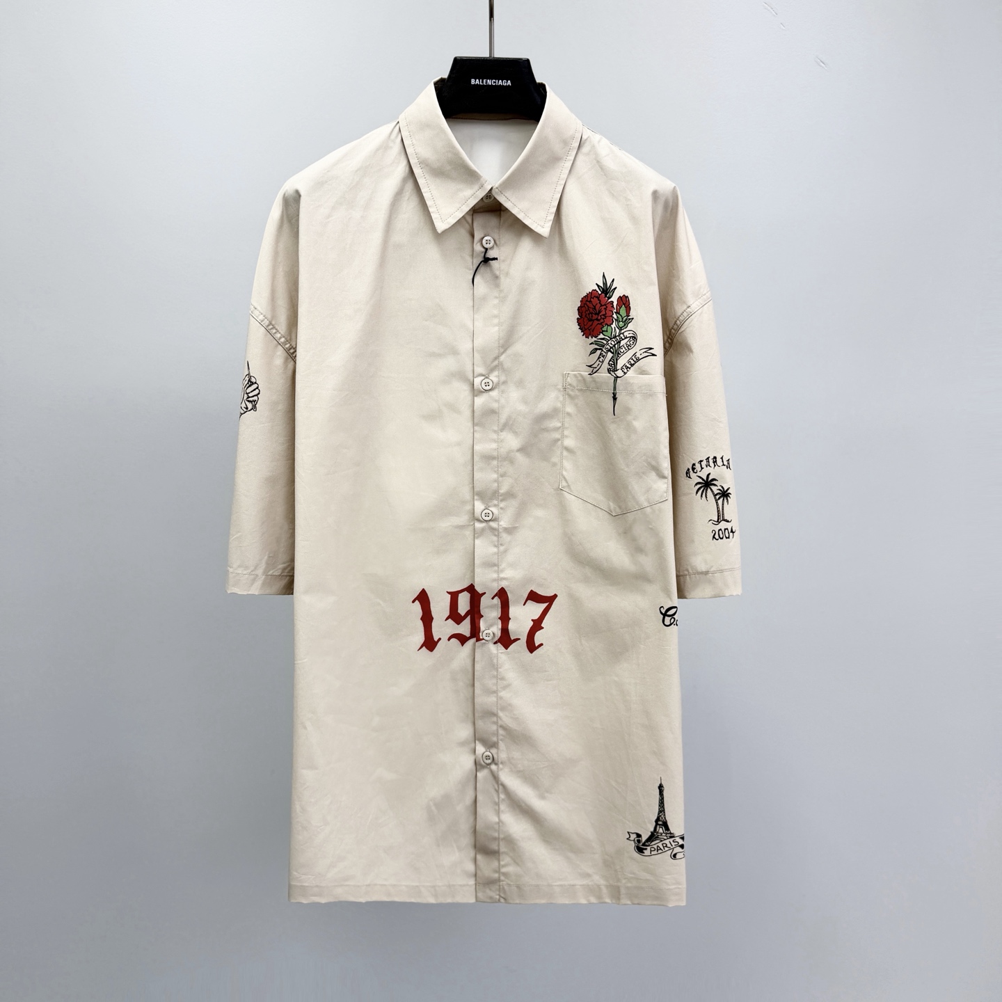 발렌시아가 남성 반팔 114191 Balenciaga T Shirt