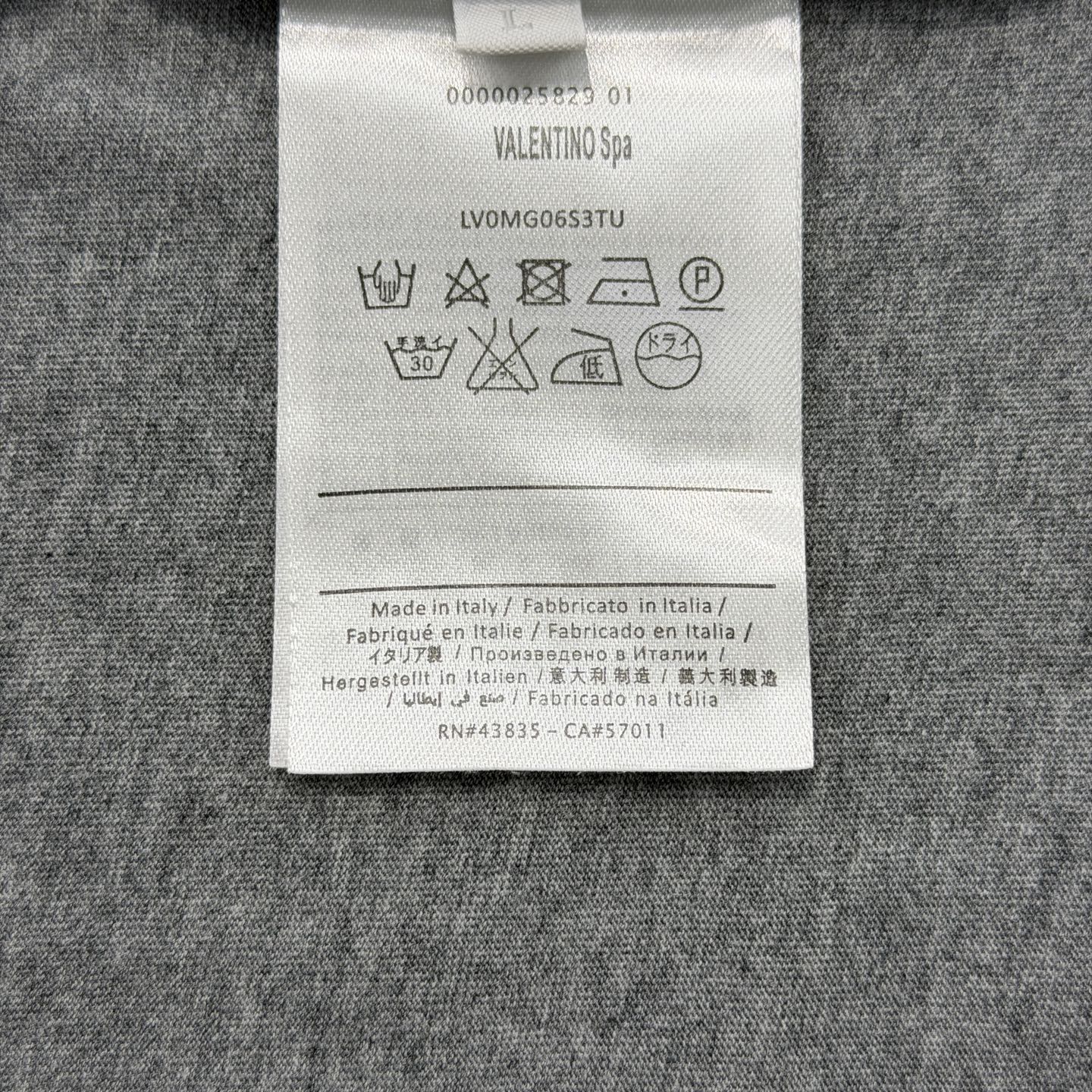 발렌티노 남성 V로고 자수 반팔 셔츠 114282 이미지 9