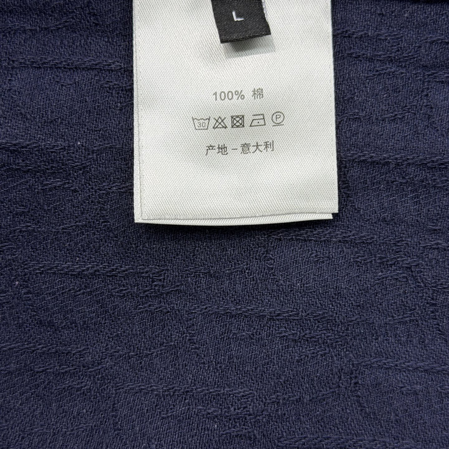 디올 오브리크 프린트 면 긴팔 셔츠 상세 이미지 9