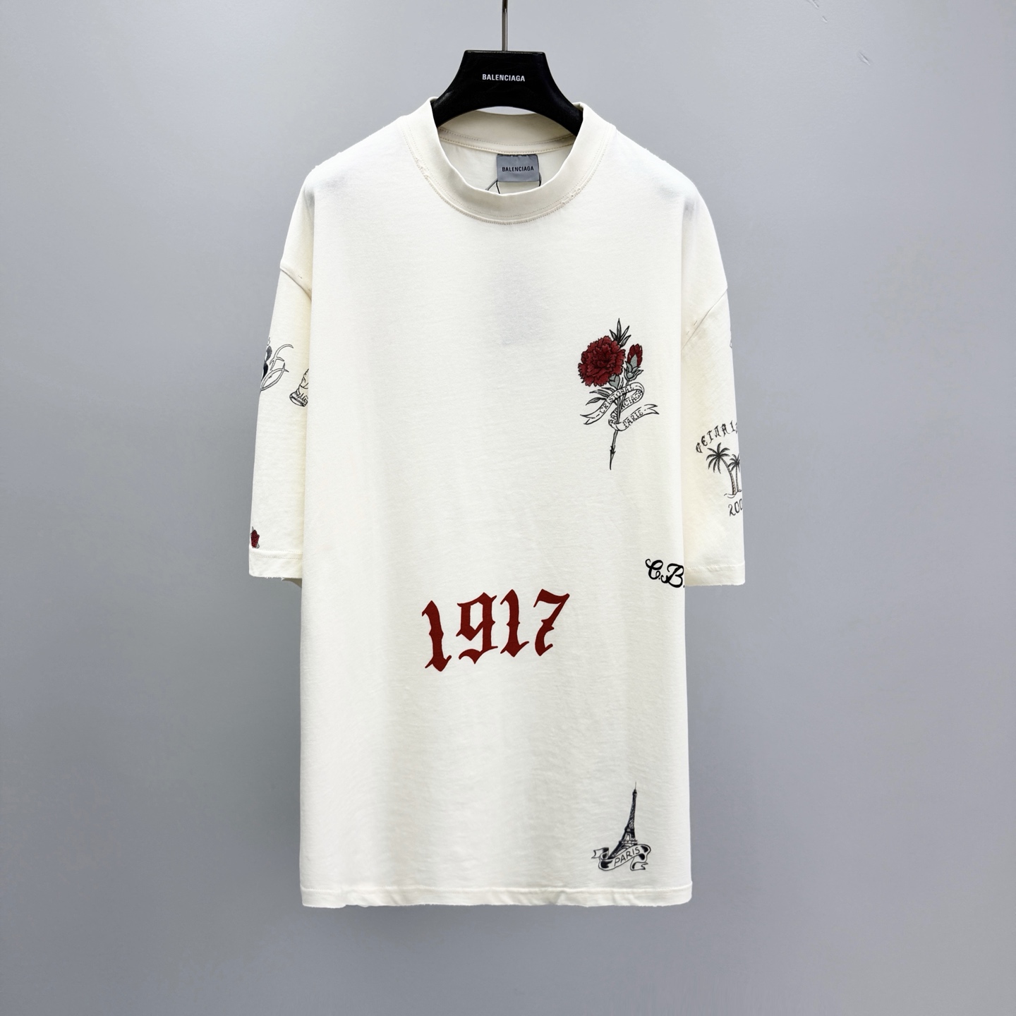 발렌시아가 남성 반팔 114190 Balenciaga T Shirt