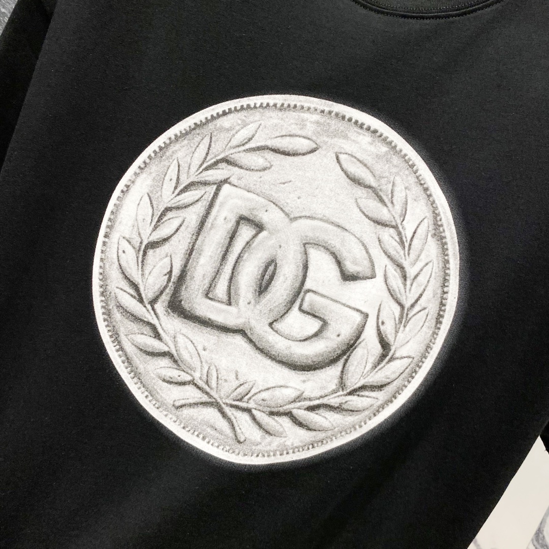 High-Quality D-G-Dougabana T-Shirt with Logo Coins and Original Fabric - 图片 6