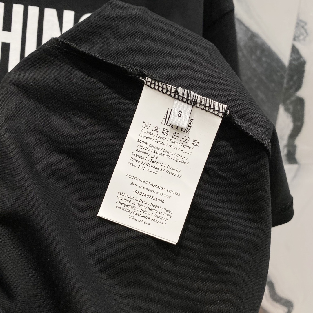 High-Quality Moschino Bear Logo T-Shirt in Black and White, Sizes XS-L - 图片 9
