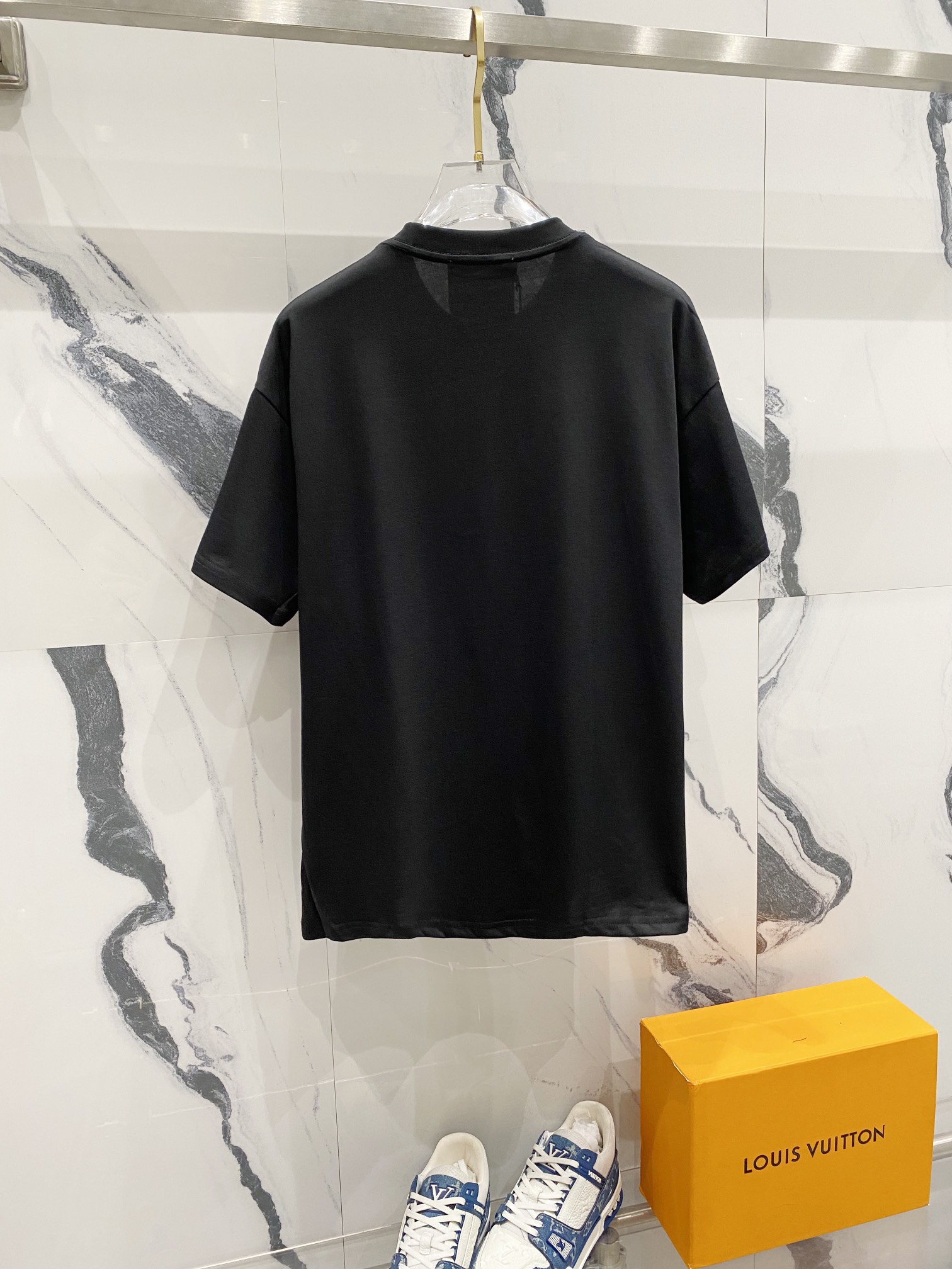 High-Quality Moschino Grey Bear T-Shirt in 260g Fabric with Fashion Personality - 图片 2