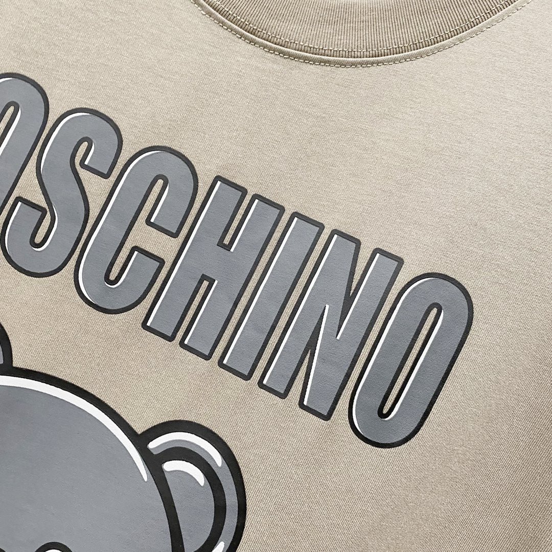 High-Quality Moschino 260g T-Shirt “The Grey Bear” in Various Colors and Sizes - 图片 7
