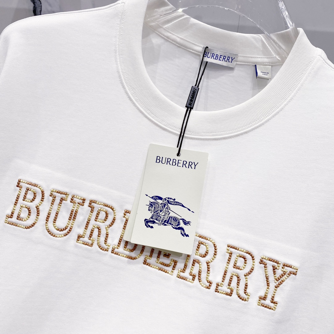 Burberry Logo Embroidered Cotton T-Shirt - Modern Fit 6 i1734284466 1763 3
