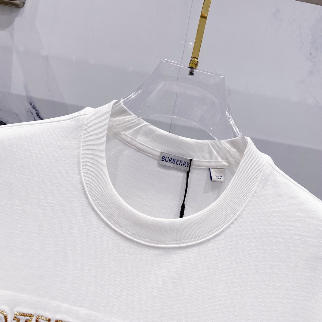 Burberry Logo Embroidered Cotton T-Shirt - Modern Fit 11 i1734284466 9361 6