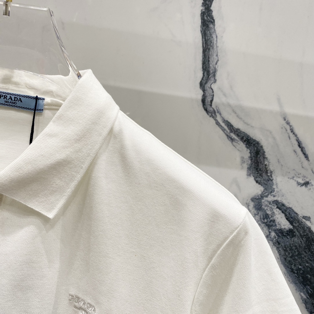  
PRADA 普拉达 翻领POLO衫
简约商务本色字母刺绣🪡LOGO小标
官方同步  商务首选
时尚个