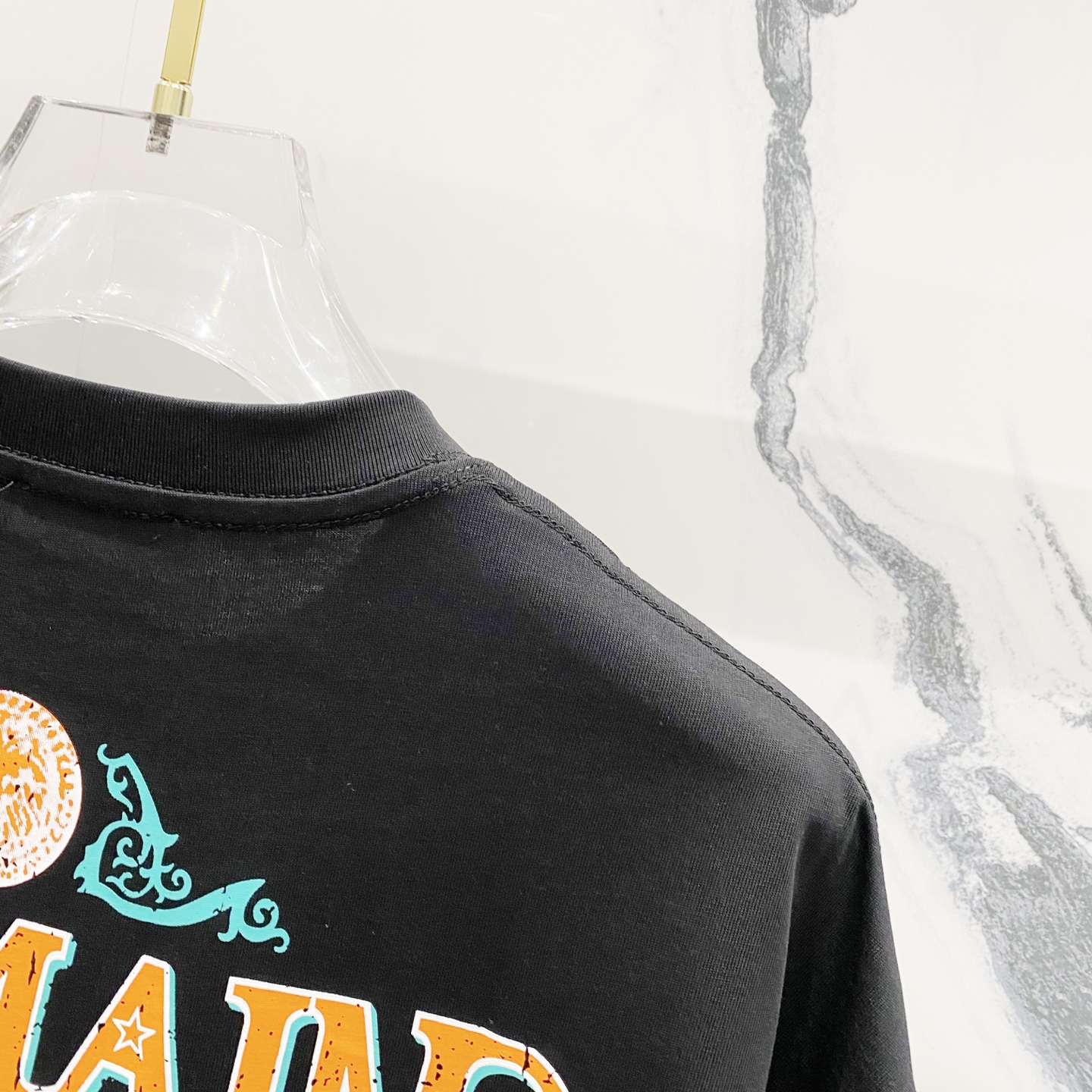 High-Quality Balmain Embroidered T-Shirt in Black and Almond Colors – XS-L Sizes - 图片 4