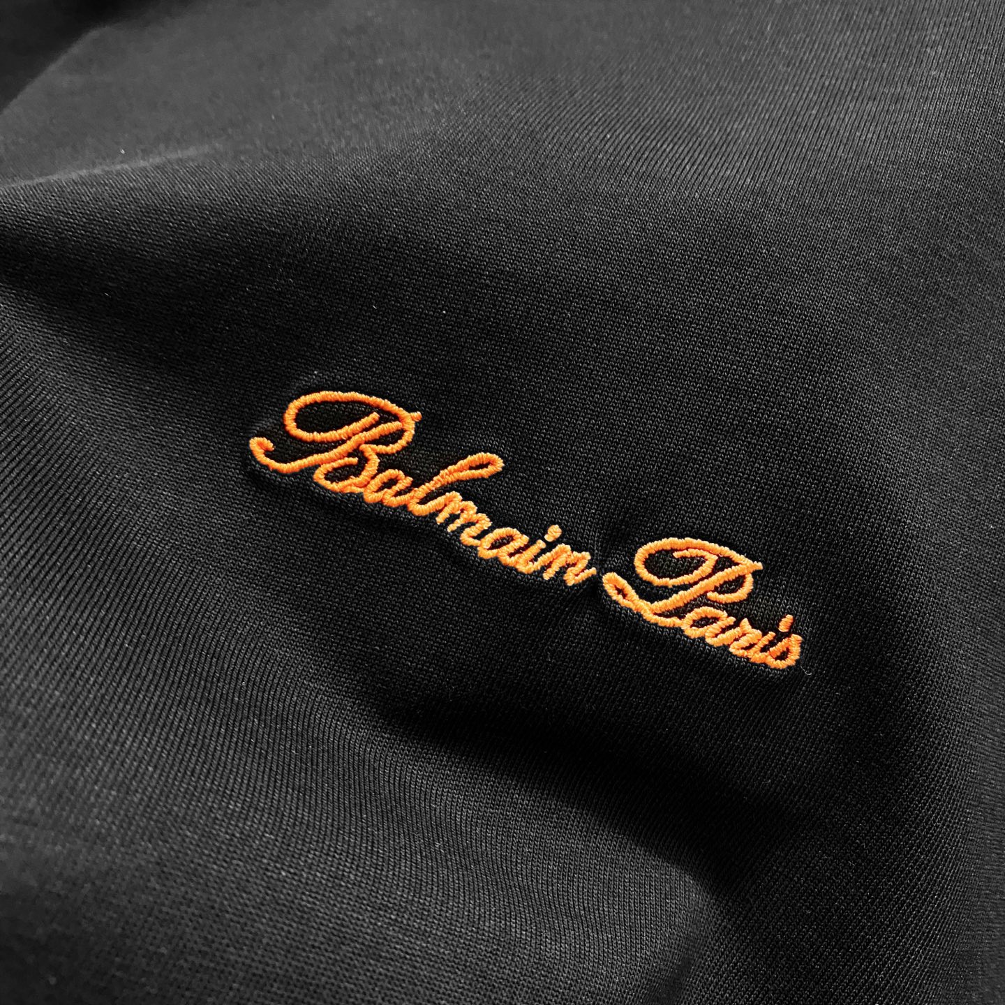 High-Quality Balmain Embroidered T-Shirt in Black and Almond Colors – XS-L Sizes - 图片 6